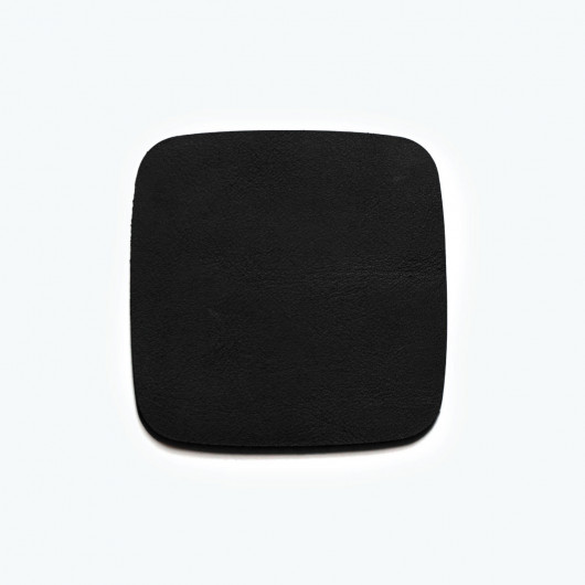 Artisan Leather Coasters Black